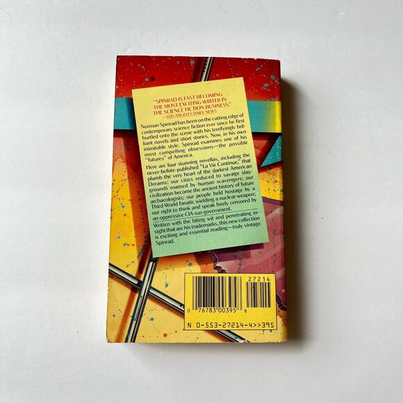 OTHER AMERICAS by Norman Spinrad 1988 Bantam 1st Printing Paperback Rare HTF - Picture 3 of 8